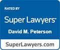 Logo Recognizing Peterson & Associates, P. C.'s affiliation with Super Lawyers
