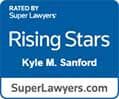 Logo Recognizing Peterson & Associates, P. C.'s affiliation with Super Lawyers