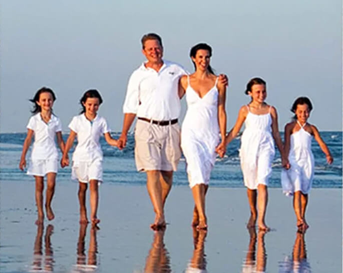 Surgeons performing foot surgery